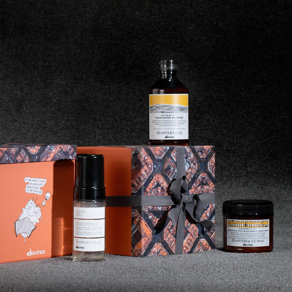 DAVINES Naturaltech Holiday Kit 3-tuotetta